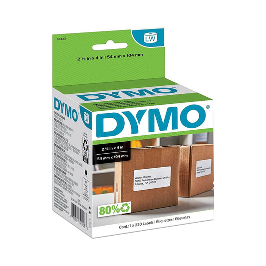 DYMO LabelWriter 2 1/8" x 4" Shipping Labels