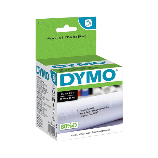 DYMO LabelWriter Large 1 4/10" x 3 1/2" Address Labels