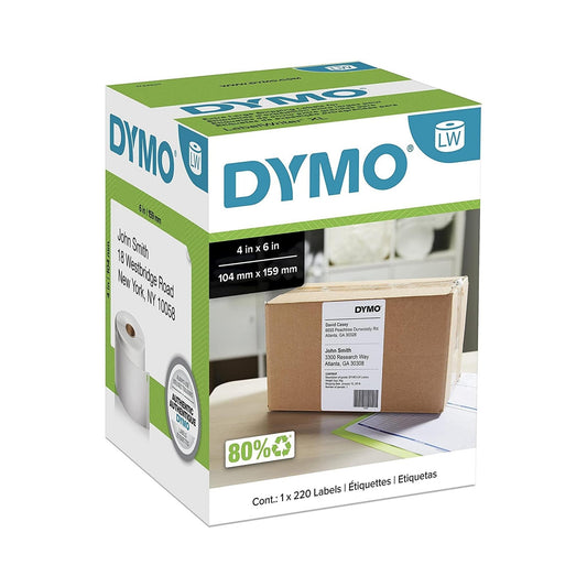 DYMO LabelWriter 4XL Extra Large 4" x 6" Shipping Labels