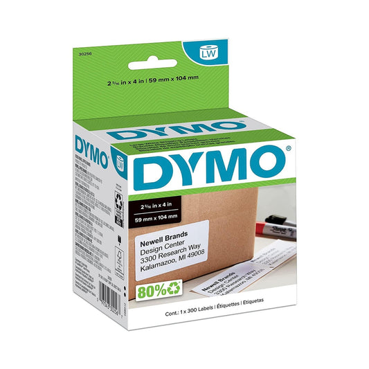 DYMO LabelWriter 2 x 5/16 x 4 Large Shipping Labels 300/Roll
