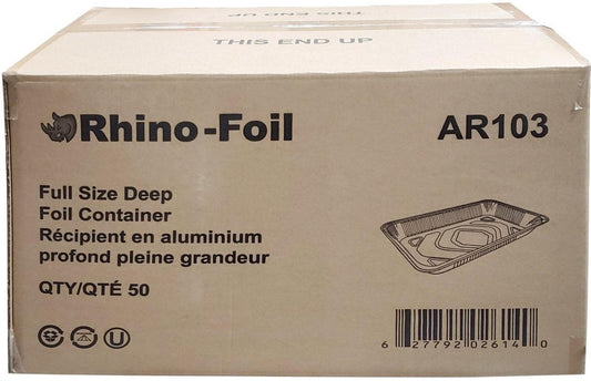 Rhino-Foil - Full Size Deep - Aluminium Steam Pan